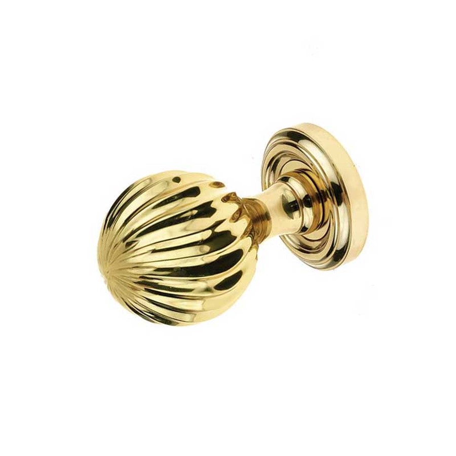 PARISIAN - 50MM MORTICE KNOB FURNITURE POLISHED BRASS