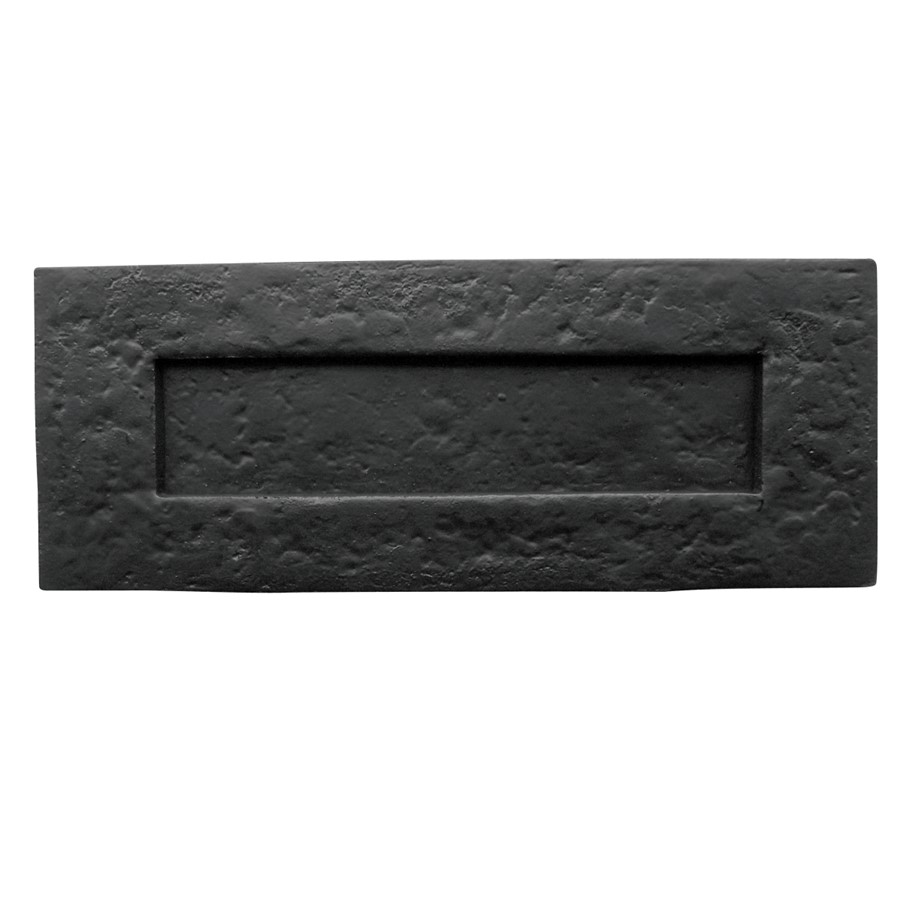 HOMESTYLE PLAIN LETTERPLATE 250X75MM  BLK ANTIQUE JAB12A