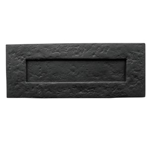 HOMESTYLE PLAIN LETTERPLATE 250X75MM  BLK ANTIQUE JAB12A