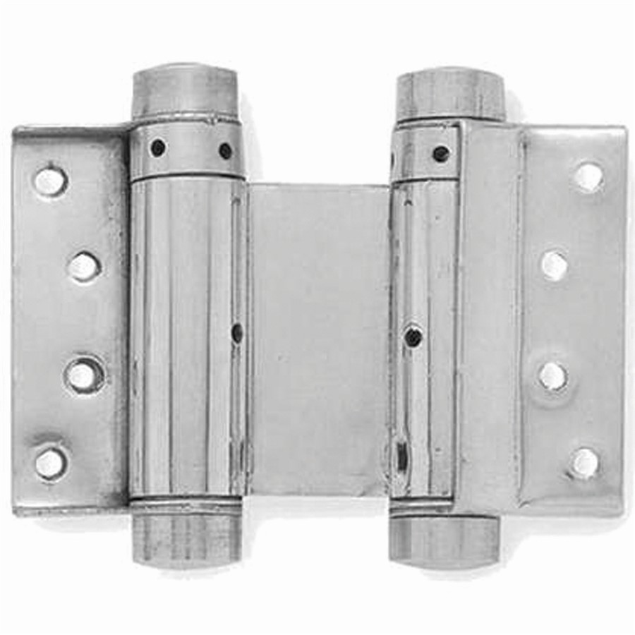 DOUBLE ACTION SPRING HINGES 76MM SILVER SHS136