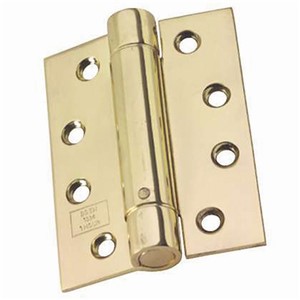 SINGLE ACTION SPRING HINGES 102MM BRASS  HB3003-4PB