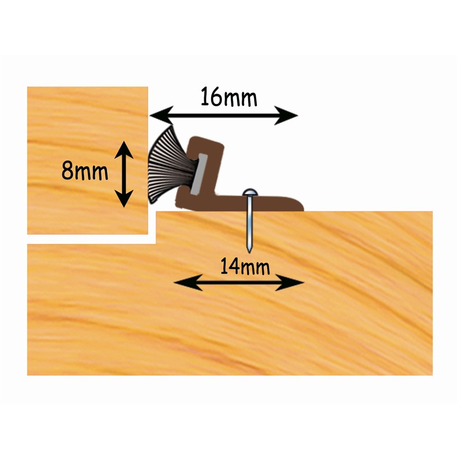 PVC PILE WEATHER SET 5MT WHITE