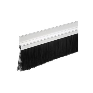 BRUSHSTRIP DRAUGHT EXCLUDER PVC 914MM WHITE