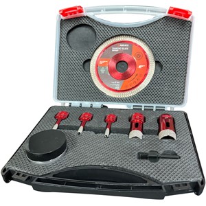 ABRACS 8PC M14 TILE DRILL & BLADE SET