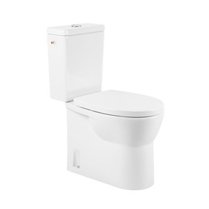 ECLIPSE RIMLESS WC C/W SEAT & COVER P/BUTTON DUAL FLUSH CISTERN