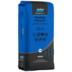 NICOBOND FLEXIBLE FIBRE S1 ADHESIVE/SINGLE PART FLEXIBLE WHITE 20KG