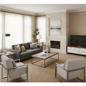 image of Homestone Natural Matt Porcelain Wall & Floor Tile 1000x1000mm