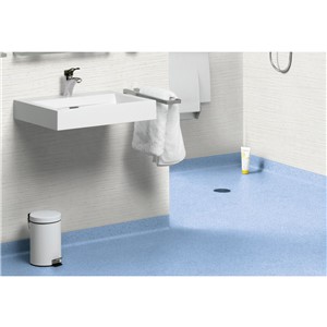 image of N&C IKON AQUAHAVEN WET ROOM SAFETY FLOORING WV754 WEDGEWOOD BLUE