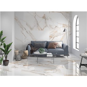 NB15788 	Capri Gold Polished Porcelain Wall & Floor Tile 1000x1000mm