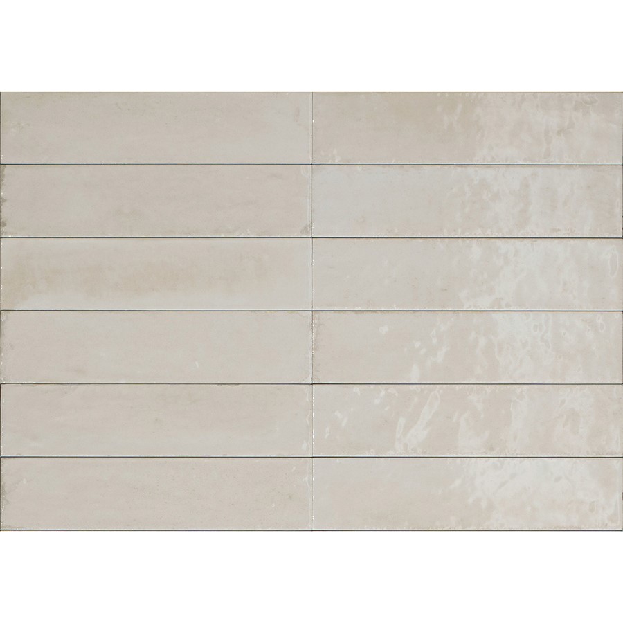 NB17995 Lume Ivory Gloss Porcelain Wall & Floor Tile 240x60mm