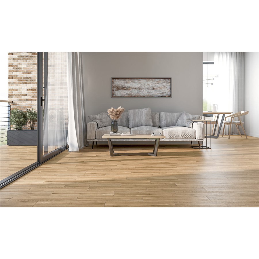 NB26081 LIVING WOOD BROWN 200X650 PORCELAIN FLOOR AND WALL TILE