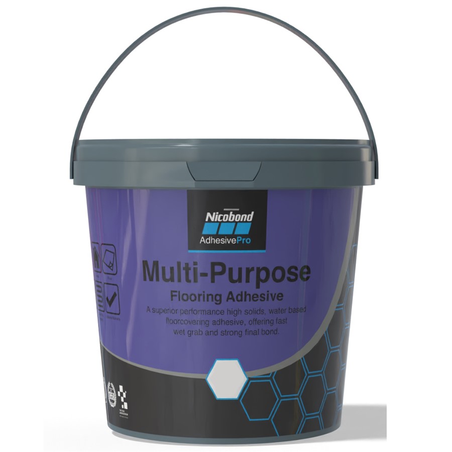NICOBOND MULTIPURPOSE FLOORING ADHESIVE 5KG.