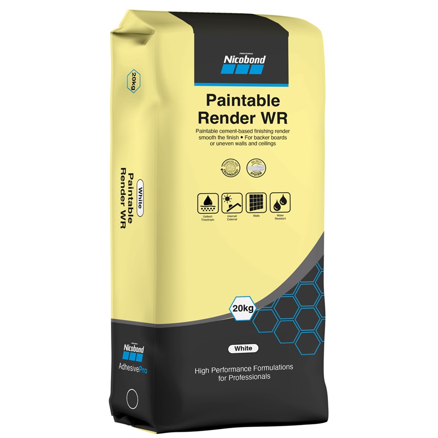 NICOBOND PAINTABLE RENDER WR 20KG