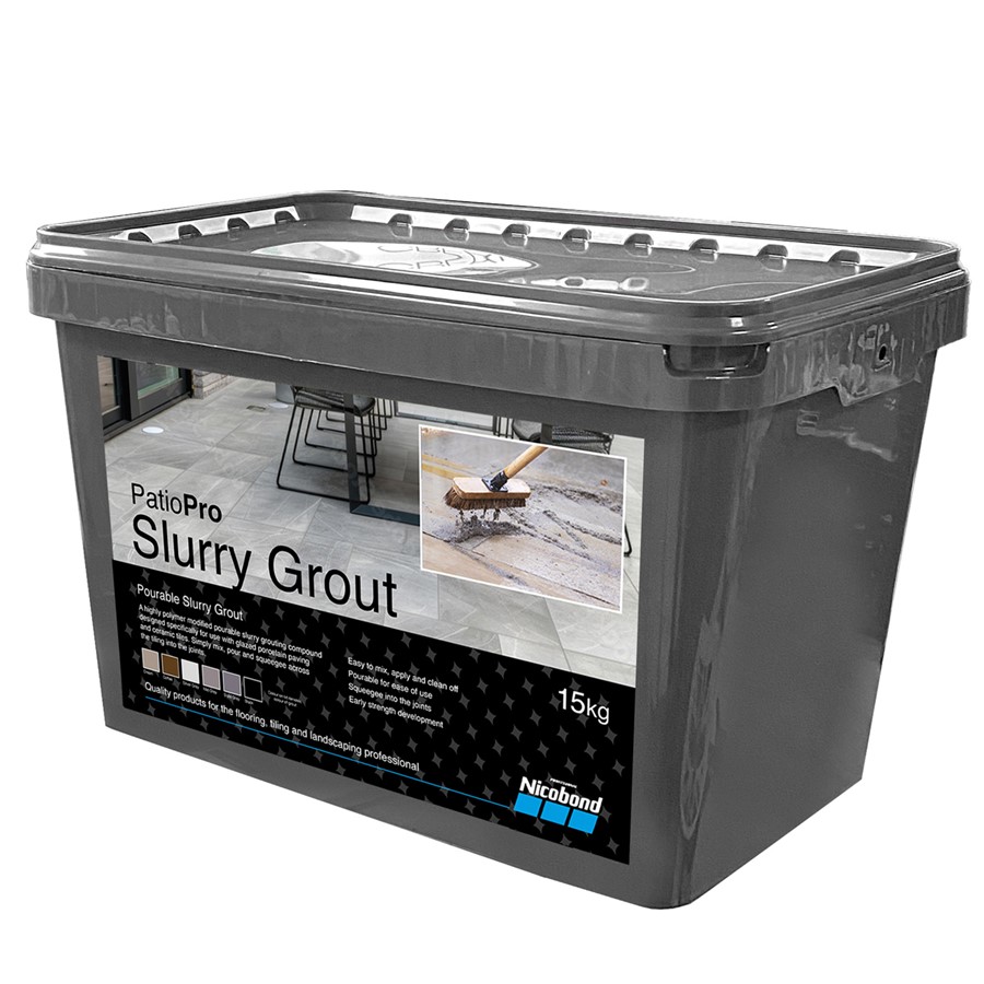 NICOBOND PATIO PRO POURABLE SLURRY GROUT CREAM 15KG