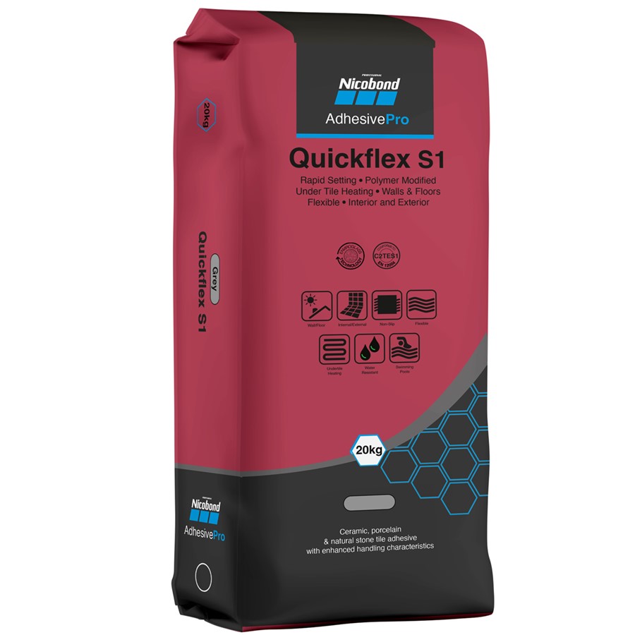 NICOBOND QUICKFLEX S1 ADHESIVE WHITE 20KG
