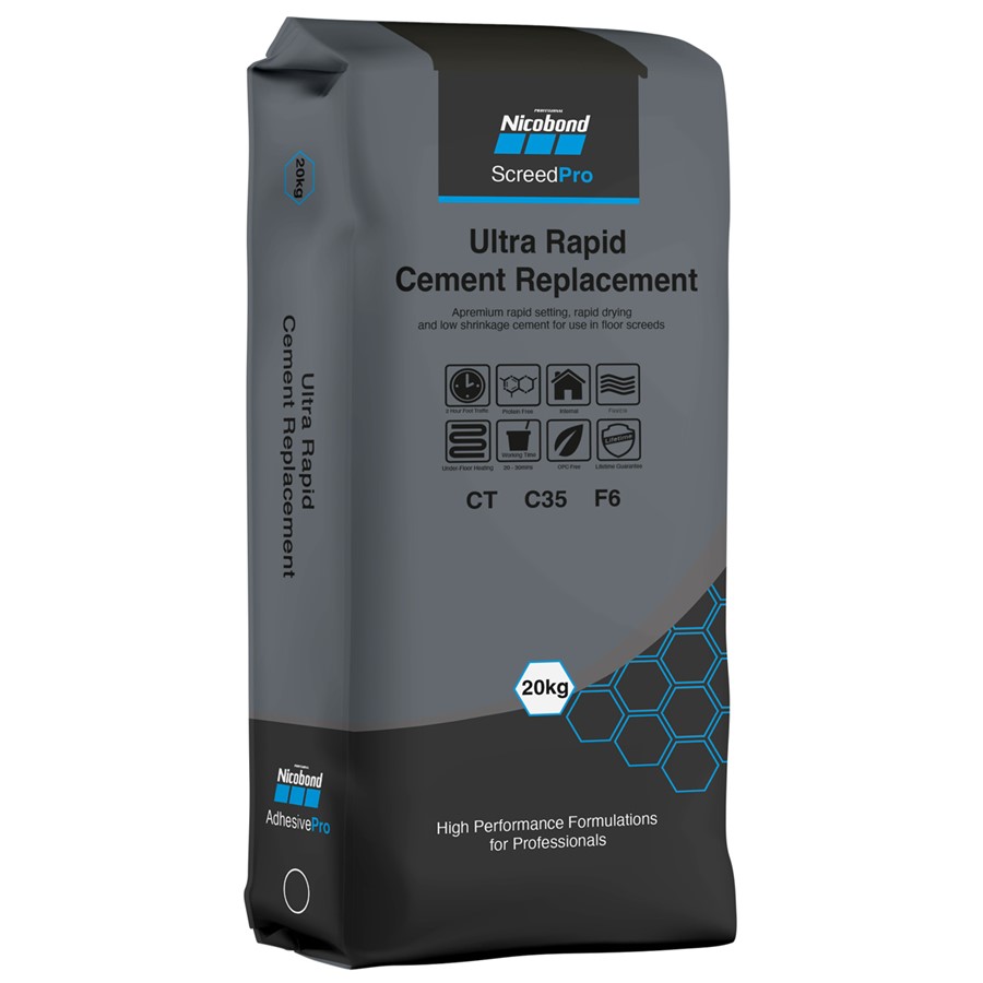 NICOBOND RAPID DRYING CEMENT REPLACEMENT 20KG (FORMERLY CEMENT MIX)