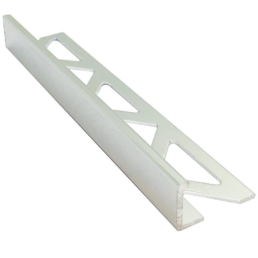 ALUMINIUM TRADELINE STRAIGHT EDGE TRIM CHROME EFFECT BTS12.CH 12MMX2.5