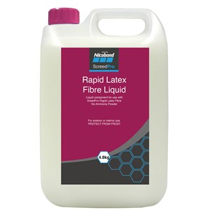 NICOBOND SCREEDPRO RAPID LATEX FIBRE NO AMMONIA LIQUID 4.8KG