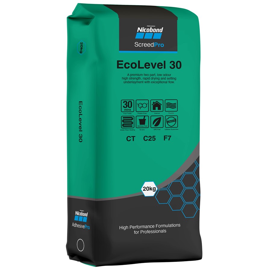 NICOBOND SCREEDPRO ECO LEVEL 30 POWDER 20KG