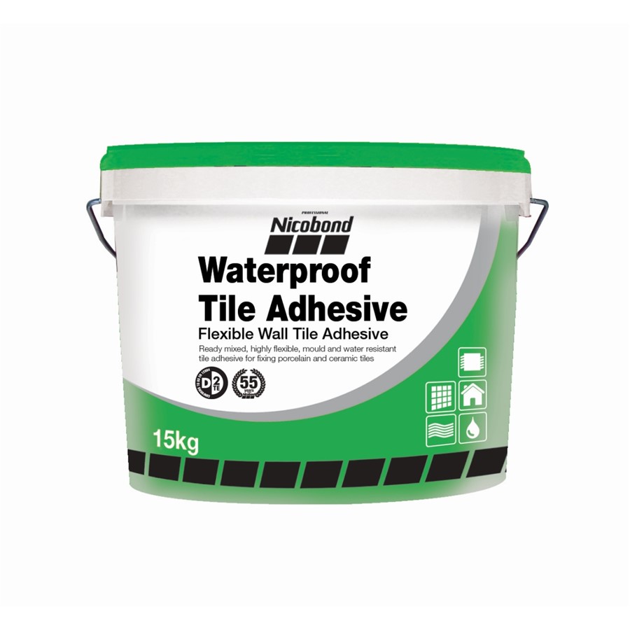 NICOBOND 15KG / 10LTR WATERPROOF TILE CEMENT