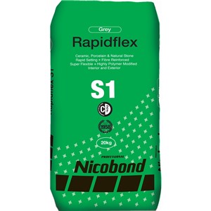 NICOBOND RAPIDFLEX S1 ADHESIVE GREY 20KG