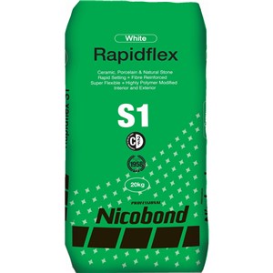 NICOBOND RAPIDFLEX S1 ADHESIVE WHITE 20KG