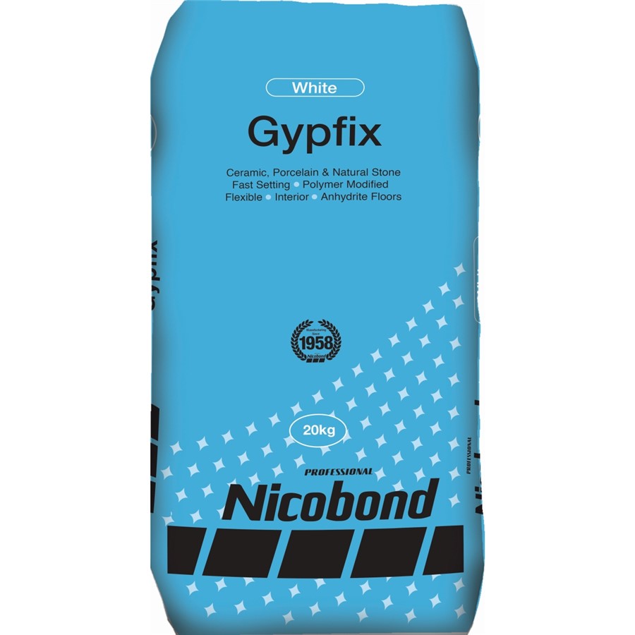 NICOBOND GYPFIX ADHESIVE WHITE 20KG