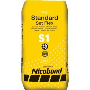 NICOBOND STANDARD SET FLEX S1 ADHESIVE GREY 20KG