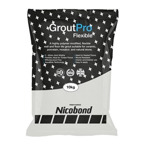 NICOBOND GROUTPRO FLEXIBLE WHITE 10KG