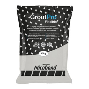 NICOBOND GROUTPRO FLEXIBLE SILVER GREY 10KG