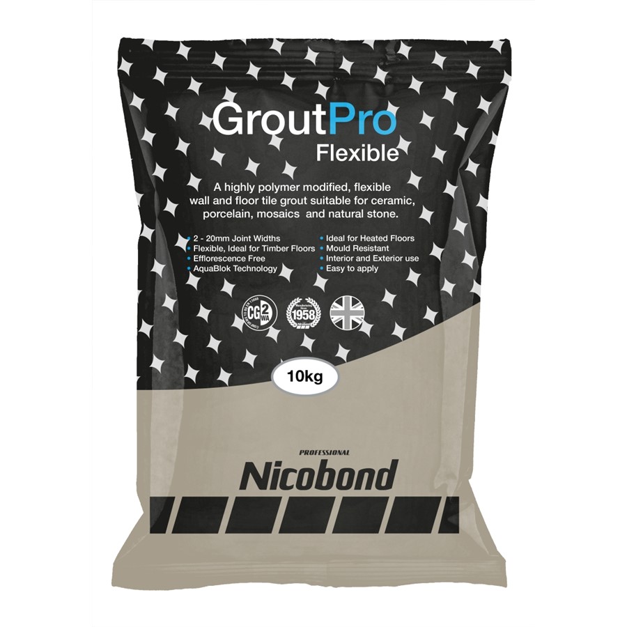 NICOBOND GROUTPRO FLEXIBLE HONEY 10KG