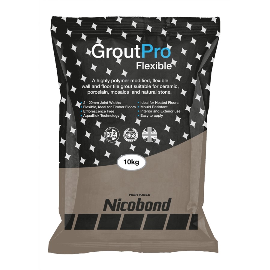 NICOBOND GROUTPRO FLEXIBLE COFFEE 10KG