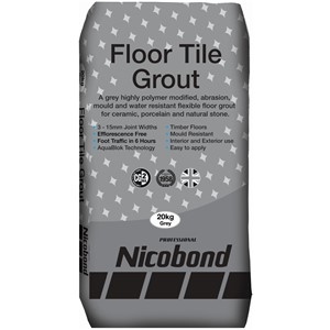 NICOBOND FLOOR TILE GROUT GREY 20KG