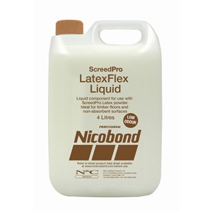 NICOBOND SCREEDPRO LATEXFLEX LIQUID 4LTR
