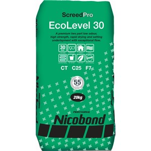 NICOBOND SCREEDPRO ECO LEVEL 30 POWDER 20KG