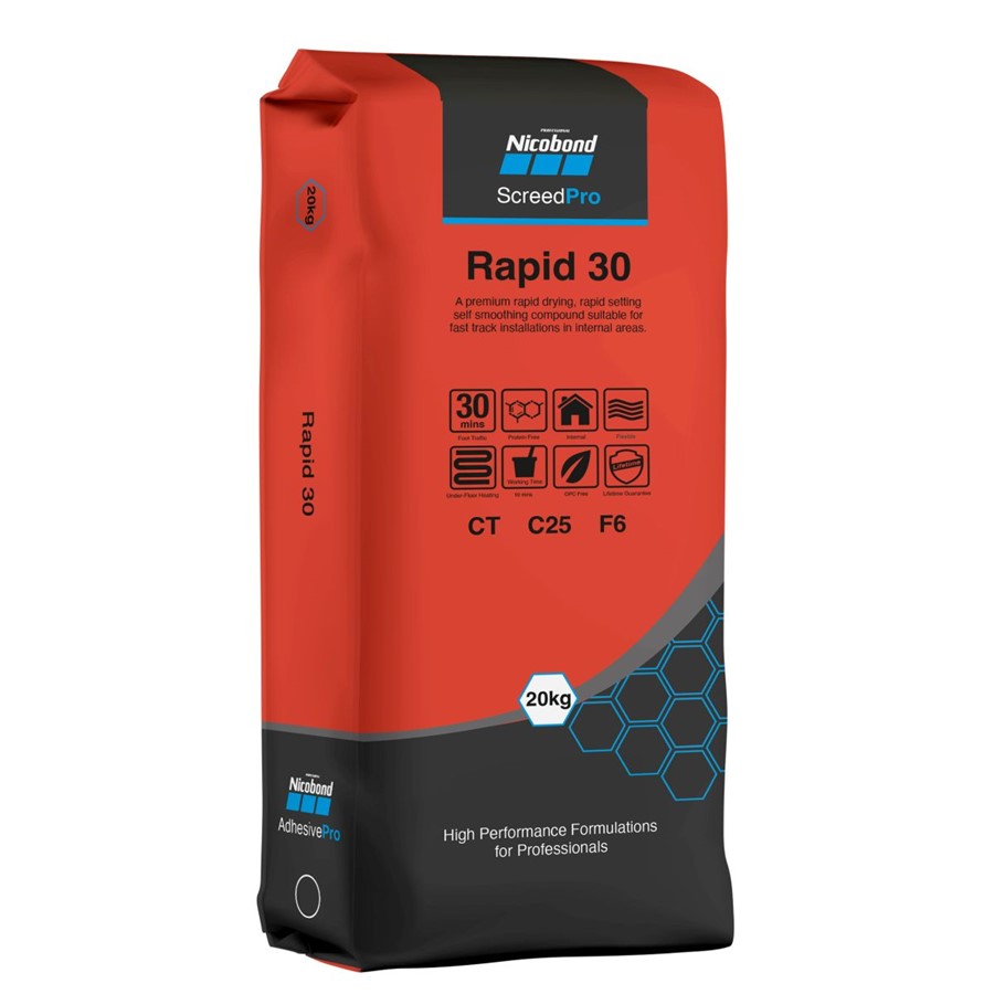 NICOBOND SCREEDPRO RAPID 30 POWDER 20KG