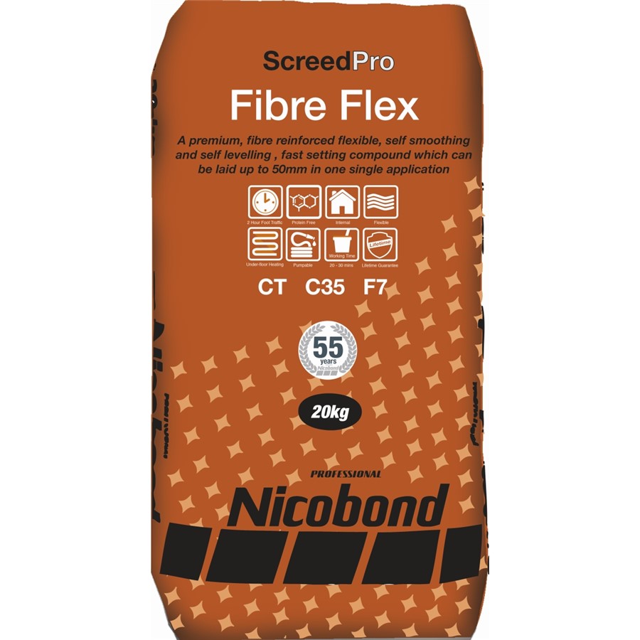 NICOBOND SCREEDPRO FIBREFLEX POWDER 20KG