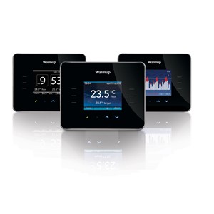 WARMUP 3iE PROGRAMMABLE THERMOSTAT PIANO BLACK