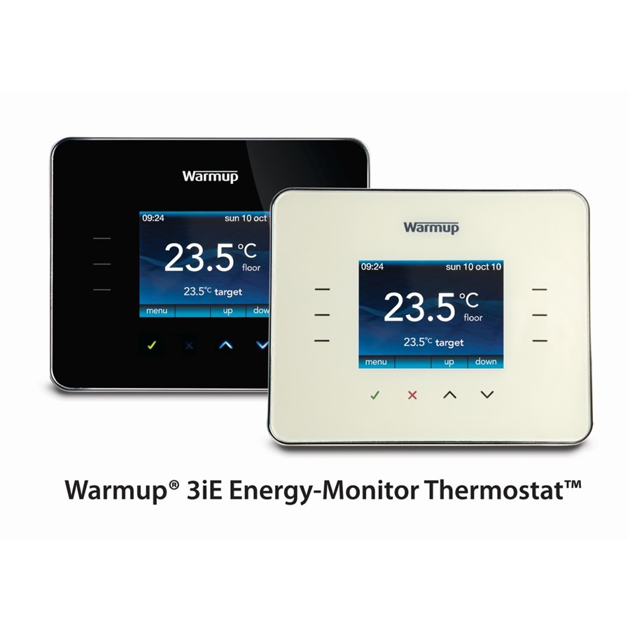 WARMUP 3iE PROGRAMMABLE THERMOSTAT CLASSIC CREAM