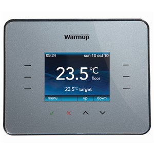 WARMUP 3IE SILVER GREY PROGRAMMABLE THERMOSTAT