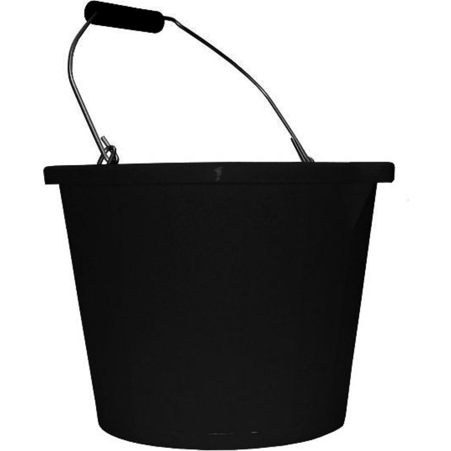 NICOBOND HEAVY DUTY BUILDERS BUCKET 3GL BLACK