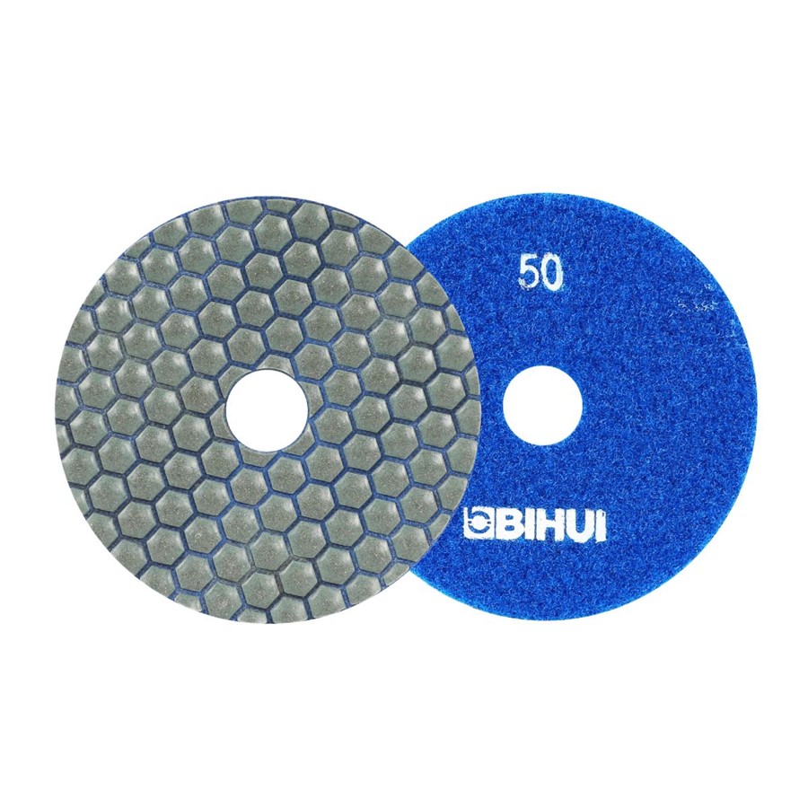 BIHUI DRY DIAMONDPOLISHING PAD NO.50 GRIT 4" (BU-DPP405)
