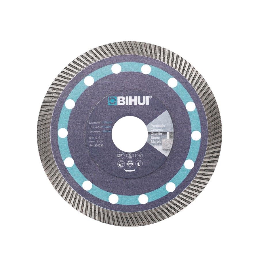 BIHUI SUPER THIN WET & DRY DIAMON CUTTING BLADE 115MM (BU-DCBN115)