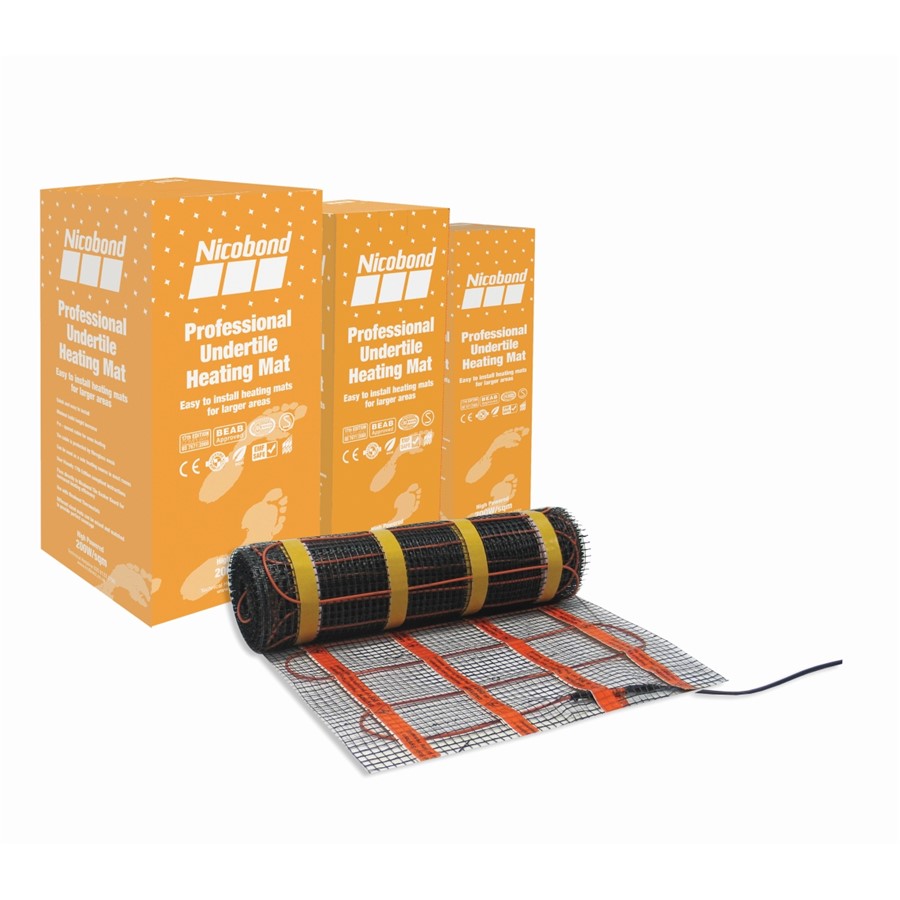 NICOBOND UNDERTILE HEATING MAT 200W/M2 TO COVER 9.9M2