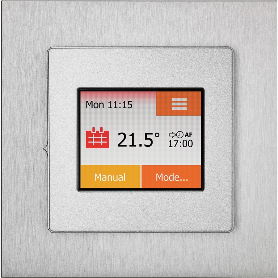 NICOBOND TOUCHSCREEN THERMOSTAT CONVERSION KIT BRUSHED ALUMINIUM