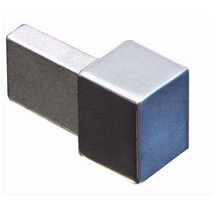 ALUMINIUM SQUARE TRIM CORNER BRIGHT SILVER EDP102.91 10MM (PACK OF 2)