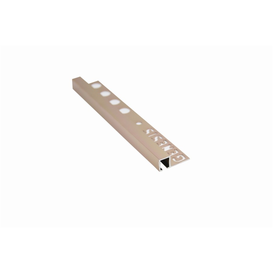 ALUMINIUM SQUARE TRIM BRIGHT COPPER TDP120.95 12X10MMX2.5M