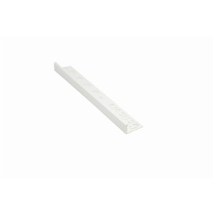 PVC STRAIGHT EDGE TRIM WHITE ESP060.01 6MM X 2.5M