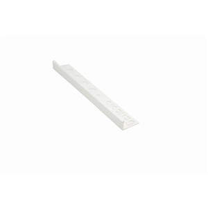 PVC STRAIGHT EDGE TRIM WHITE ESP080.01 8MM X 2.5M