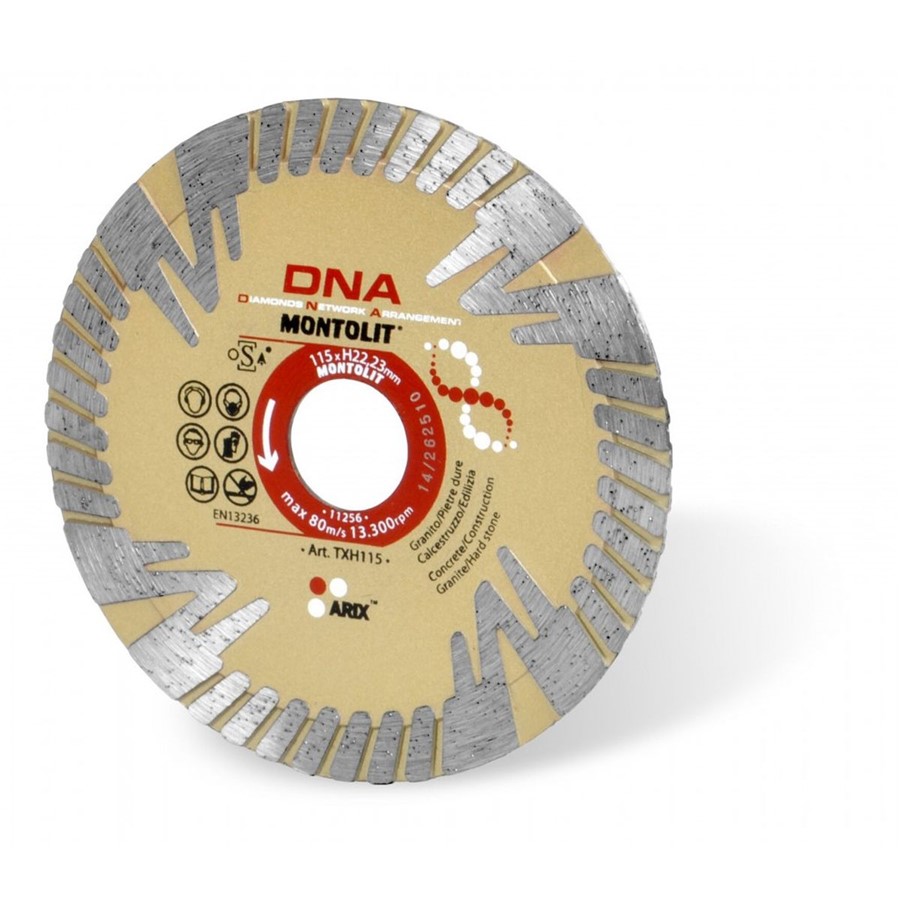 MONTOLIT GOLD LINE DIAMOND TURBO BLADE DNA EVO3 115MM